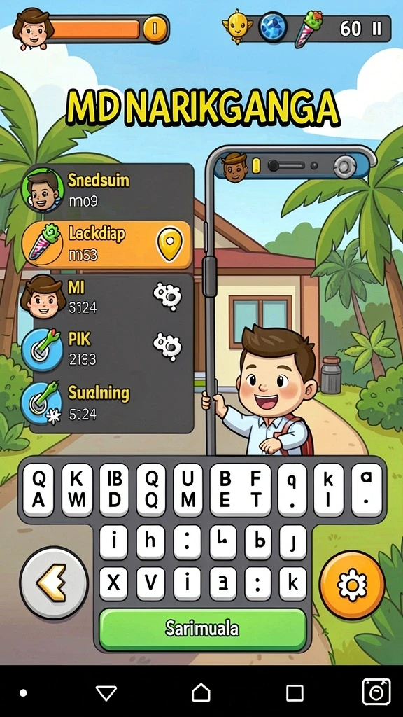 awanluck - Tampilan antarmuka yang user-friendly dan menarik.