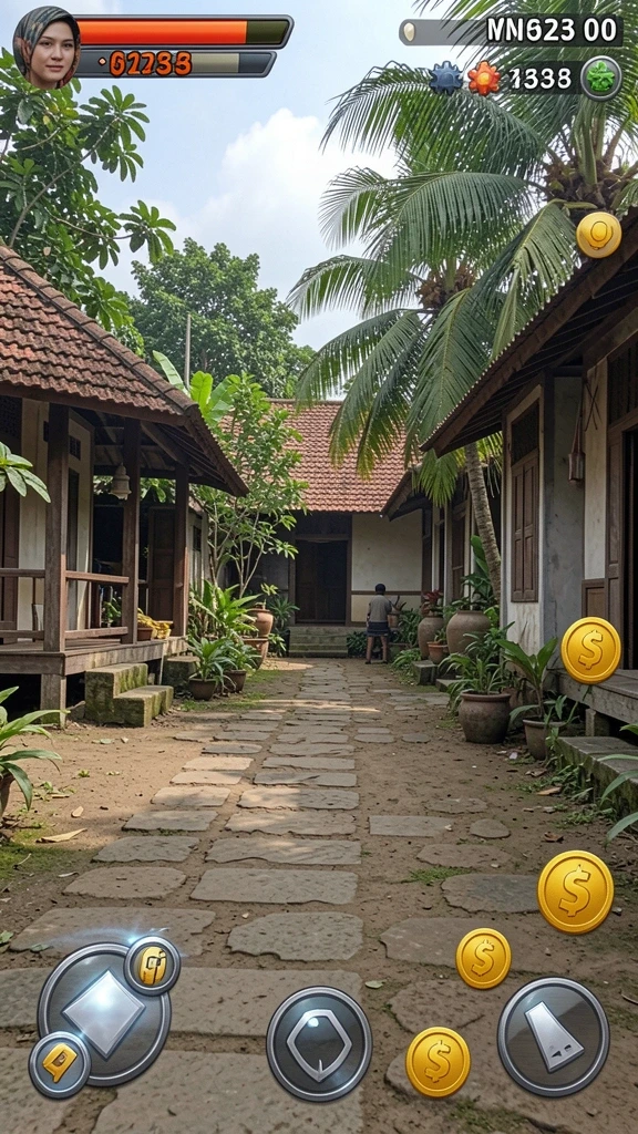 lusa777 - Tampilan antarmuka yang menawan dan modern.