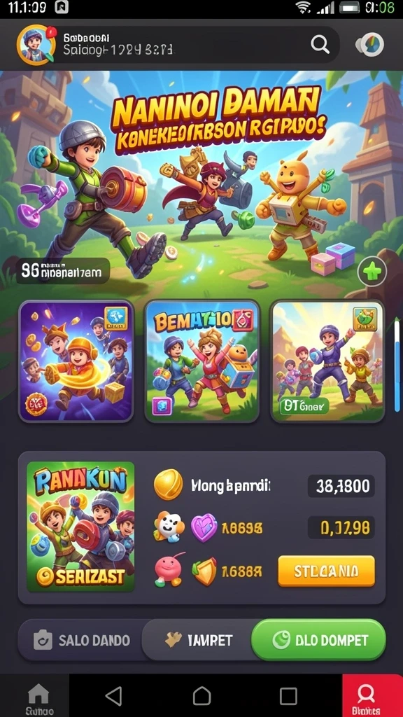 oja89 - Screenshot menampilkan karakter utama dalam misi pertama.