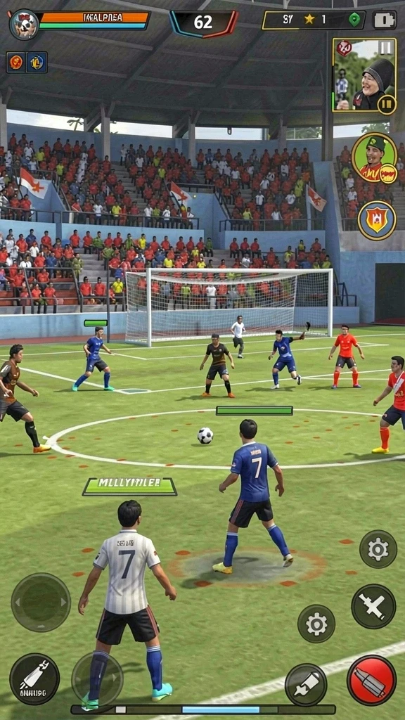 putarmega - Screenshot 3: Koleksi item dan power-up menarik.